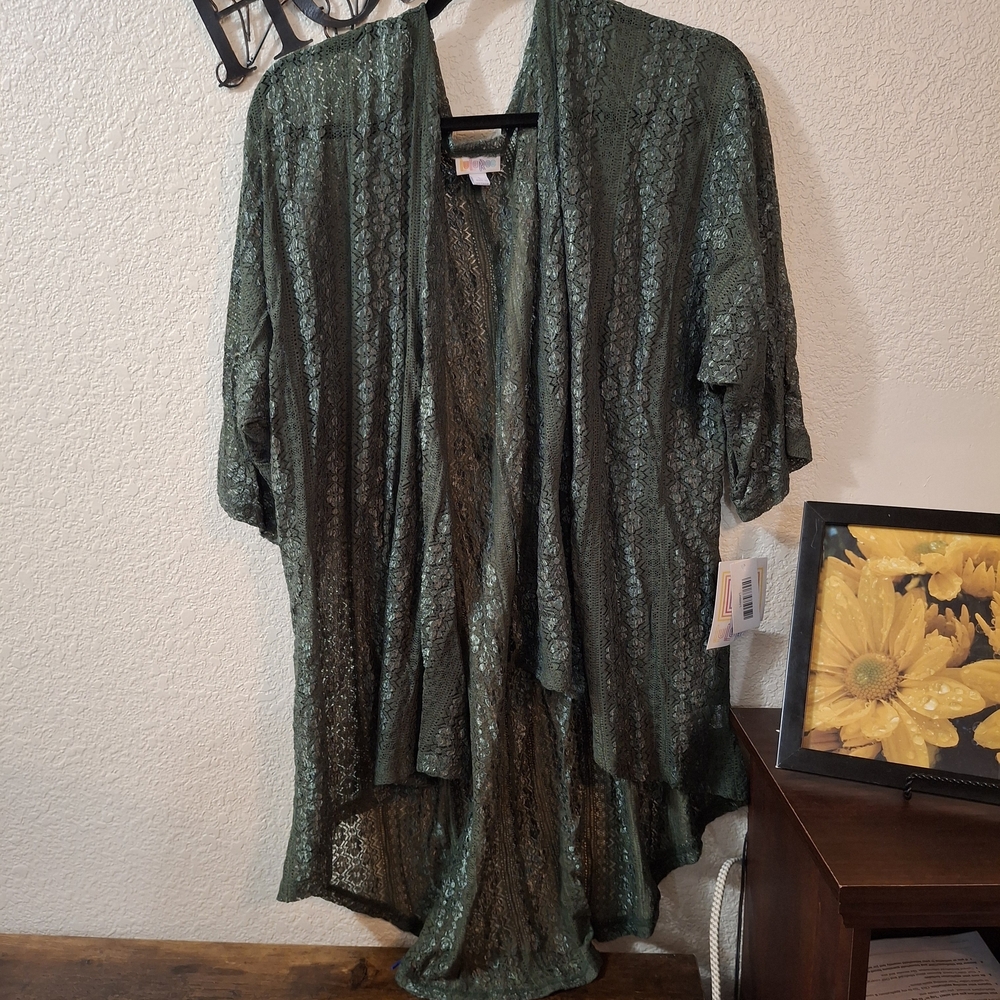 LuLaRoe Elegant Olive Lace Garment